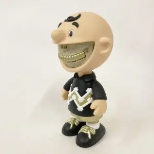 Charlie Grin Black and Gold- Ron English - Sin caja - No Box