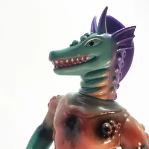 Masked Titano V Coffee Punch by Deuxfauves pintado por Goto San - Sofubi