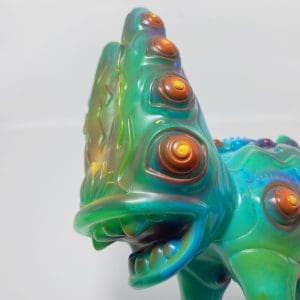 CERRITO DELIRIUM Kustom Paint Base verde - Sofubi By Cesar Zanardi