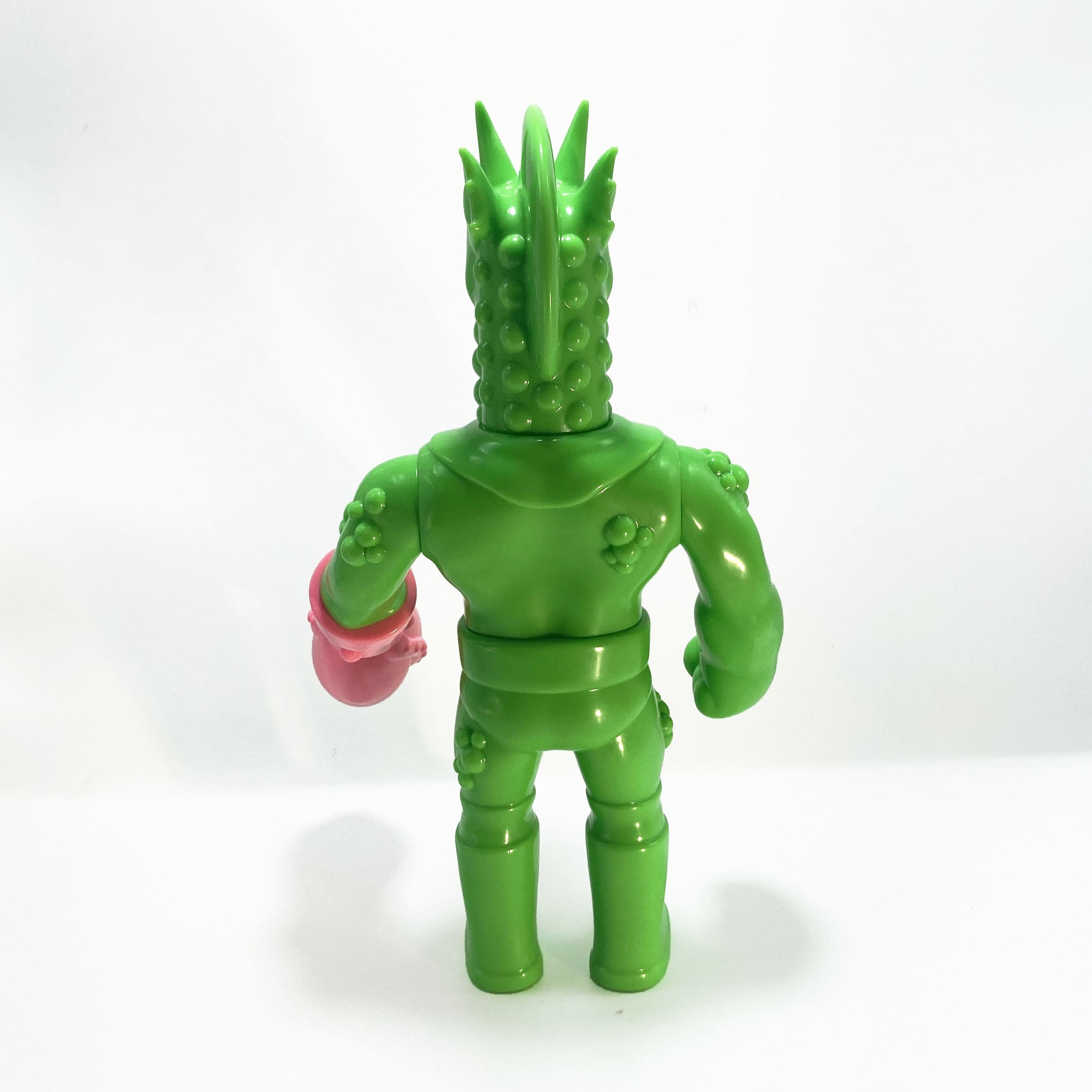 Masked Titano V Uranium Green by Deuxfauves - Sofubi - Imagen 9