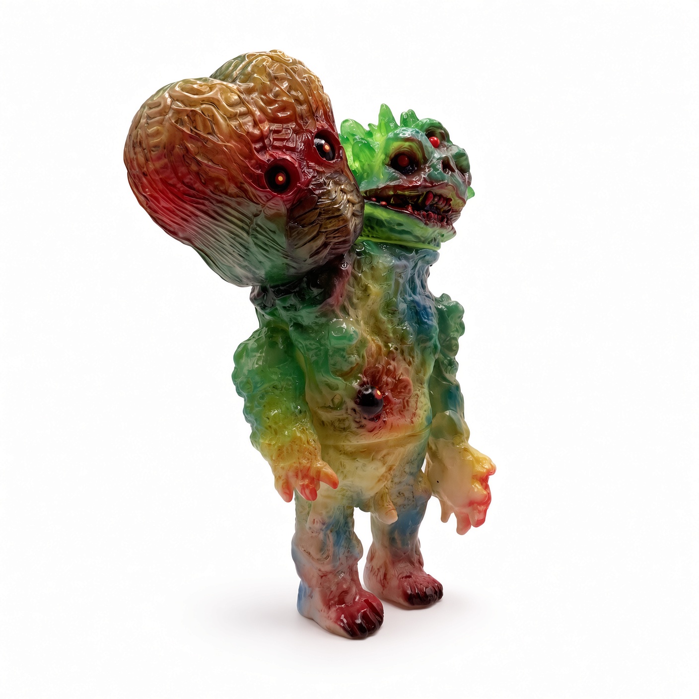 Primitivo 2 cabezas by Frank Mysterio - Sofubi - Imagen 2
