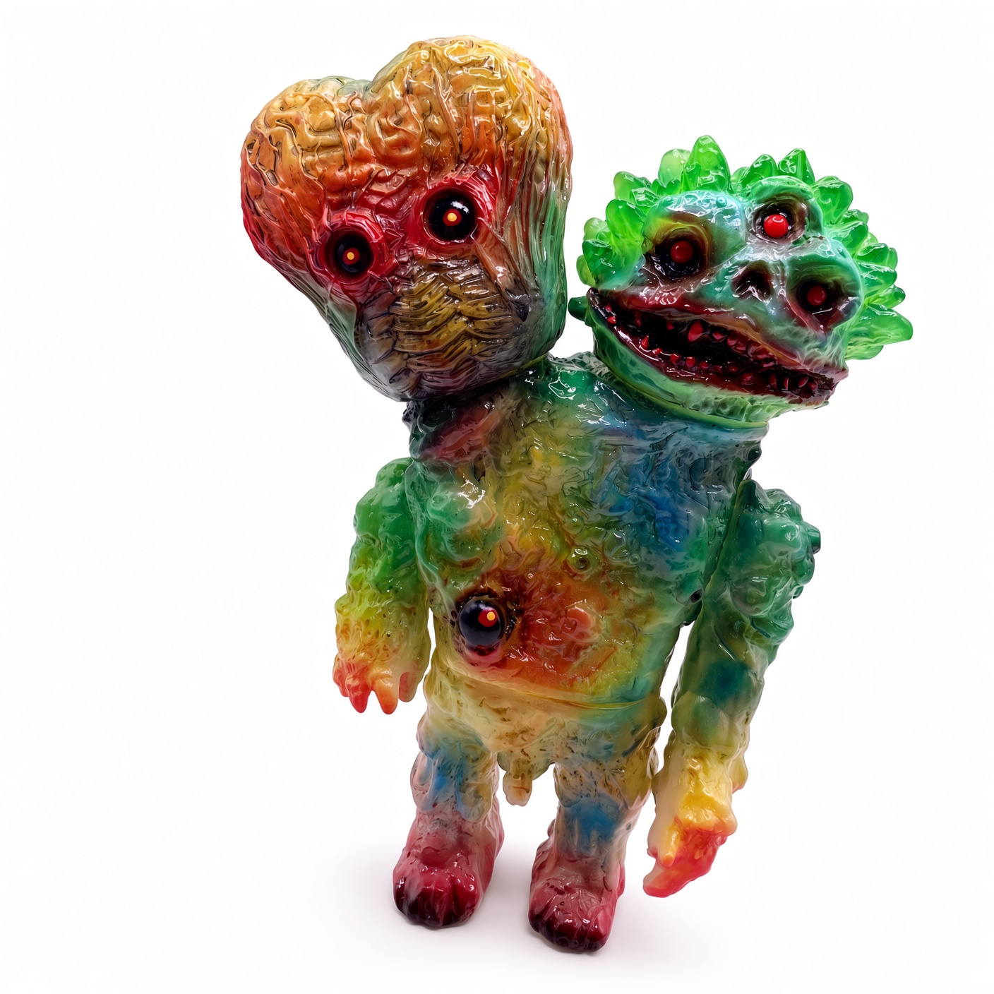 Primitivo 2 cabezas by Frank Mysterio - Sofubi - Imagen 3