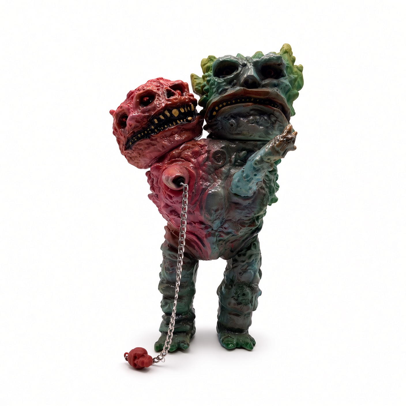 Primitivo 2 cabezas encadenado by Frank Mysterio - Sofubi