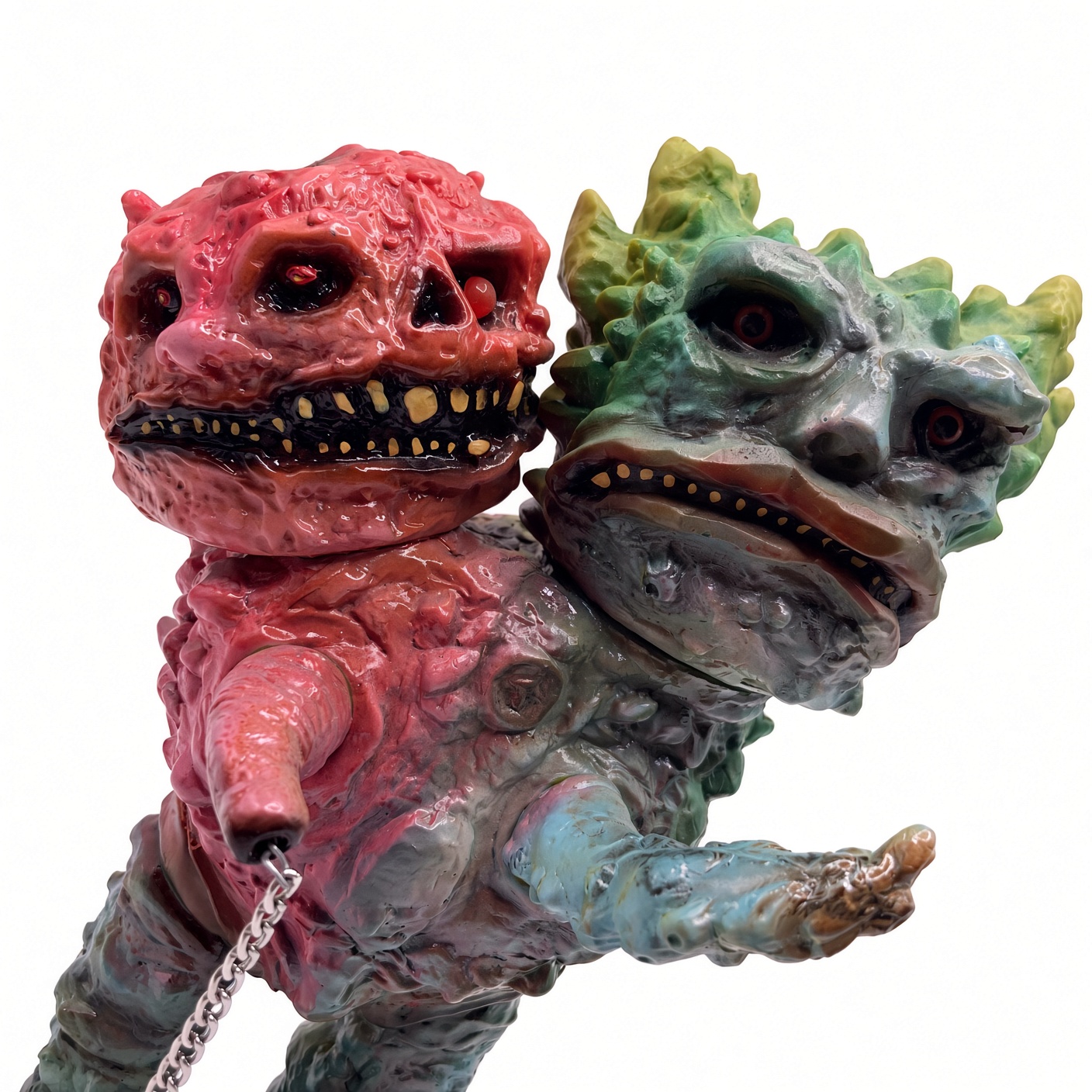 Primitivo 2 cabezas encadenado by Frank Mysterio - Sofubi - Imagen 7