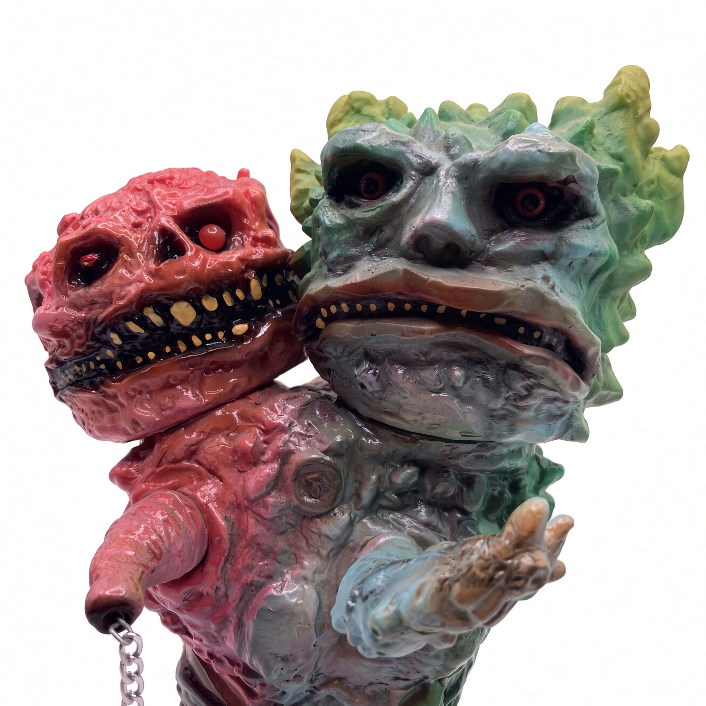 Primitivo 2 cabezas encadenado by Frank Mysterio - Sofubi - Imagen 5