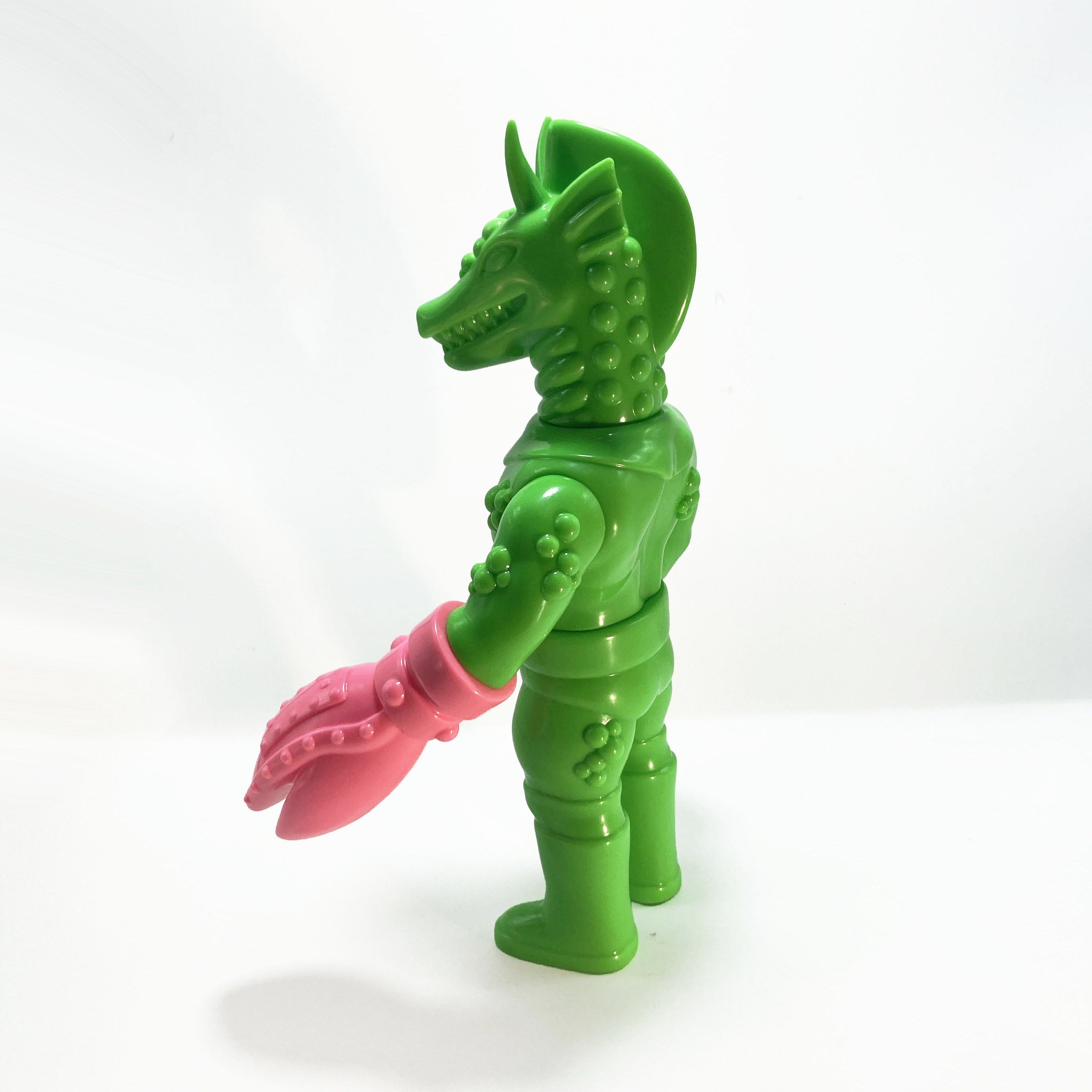 Masked Titano V Uranium Green by Deuxfauves - Sofubi - Imagen 8